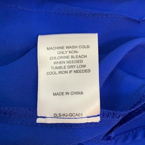 Gibson Latimer Blue Cold Shoulder Top- NWT - Picture 13 of 14